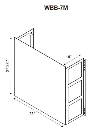 Samsung WBB7M - Samsung Wind Baffle - Clearance